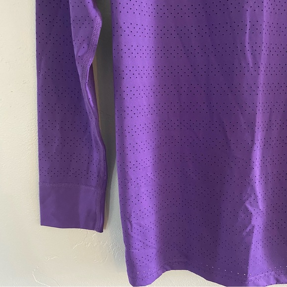 Zyia Active Women's Long Sleeve Purple Chill Tee Size  Medium - Picture 7 of 11